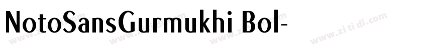 NotoSansGurmukhi Bol字体转换
